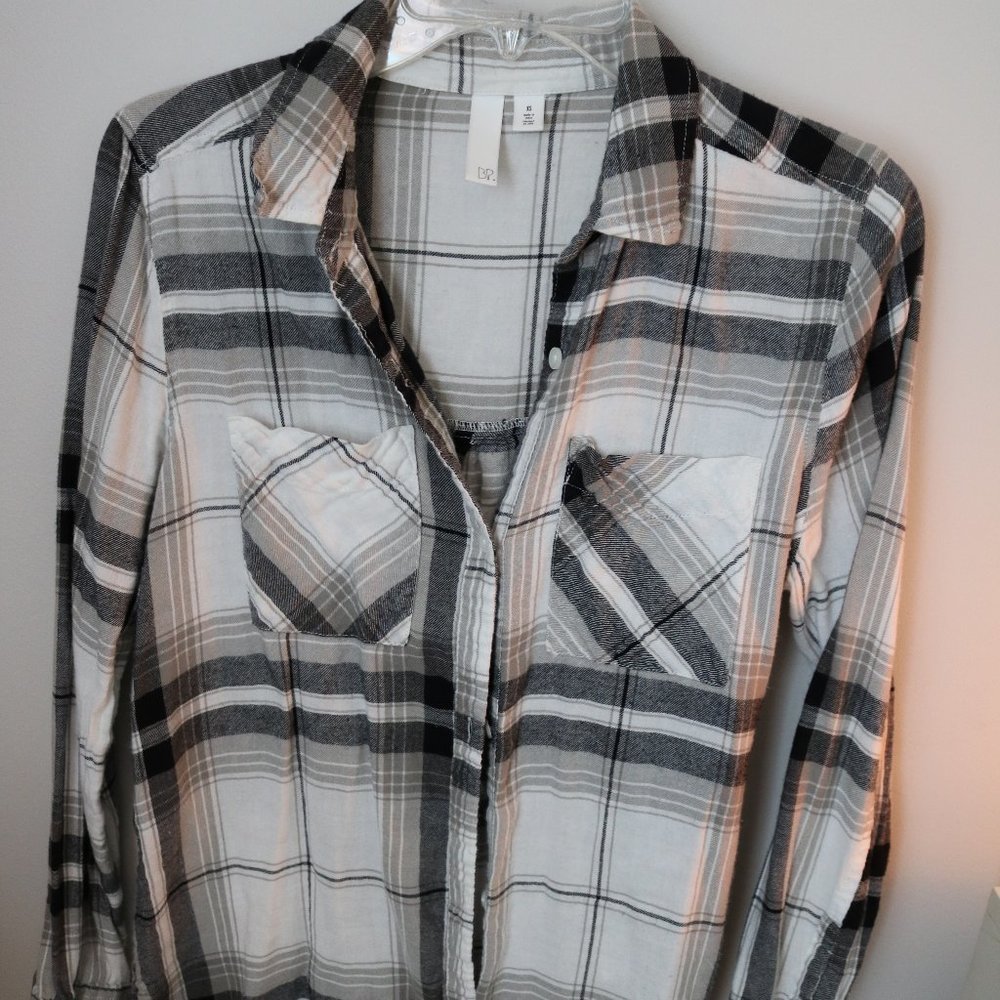 BP Nordstrom Long-Sleeved Flannel